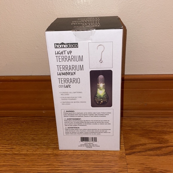 Home Deco Light Up Terrarium - Picture 2 of 4